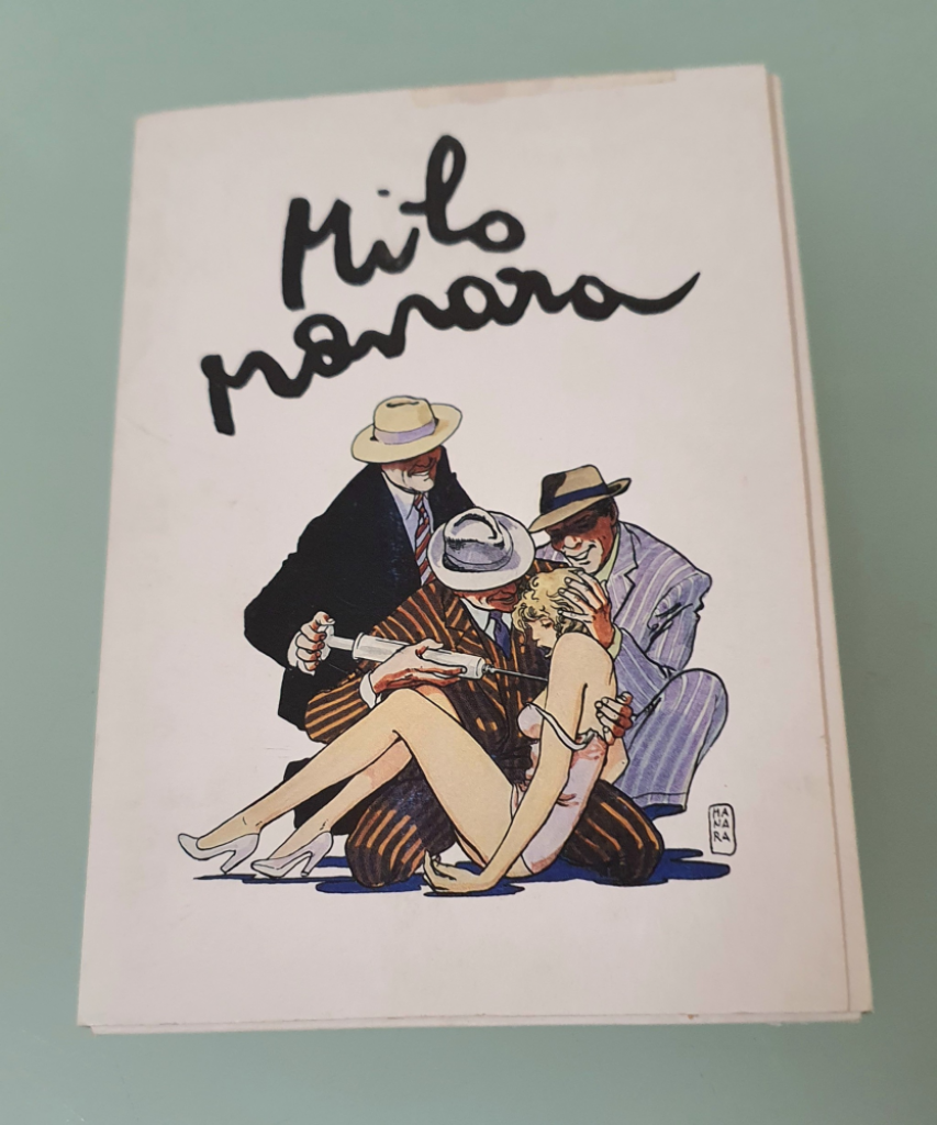 Mercatopoli Astuccio 12 Cartoline Milo Manara Per CORA Partito Radicale Nuove Anni '90