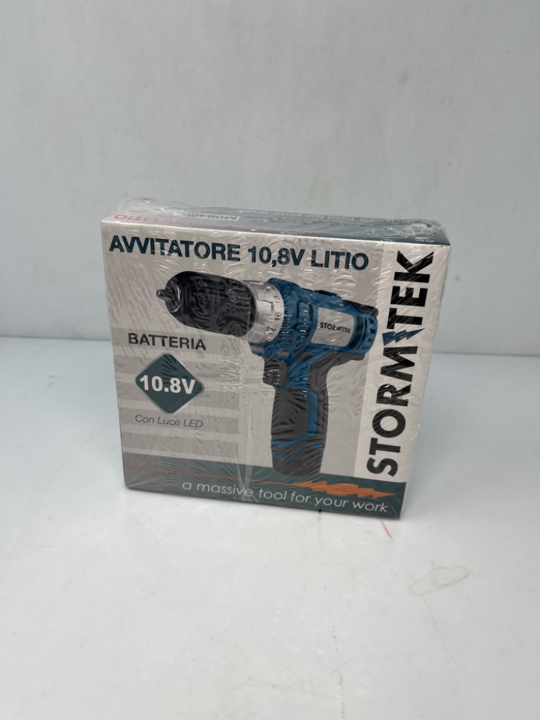 Mercatopoli AVVITATORE 10 8V STOMTECK NUOVO CON DOPPIA BATTERIA M06481