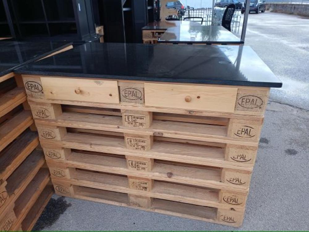 Mercatopoli Banco Artigianale Con Epal E Piano Marmo