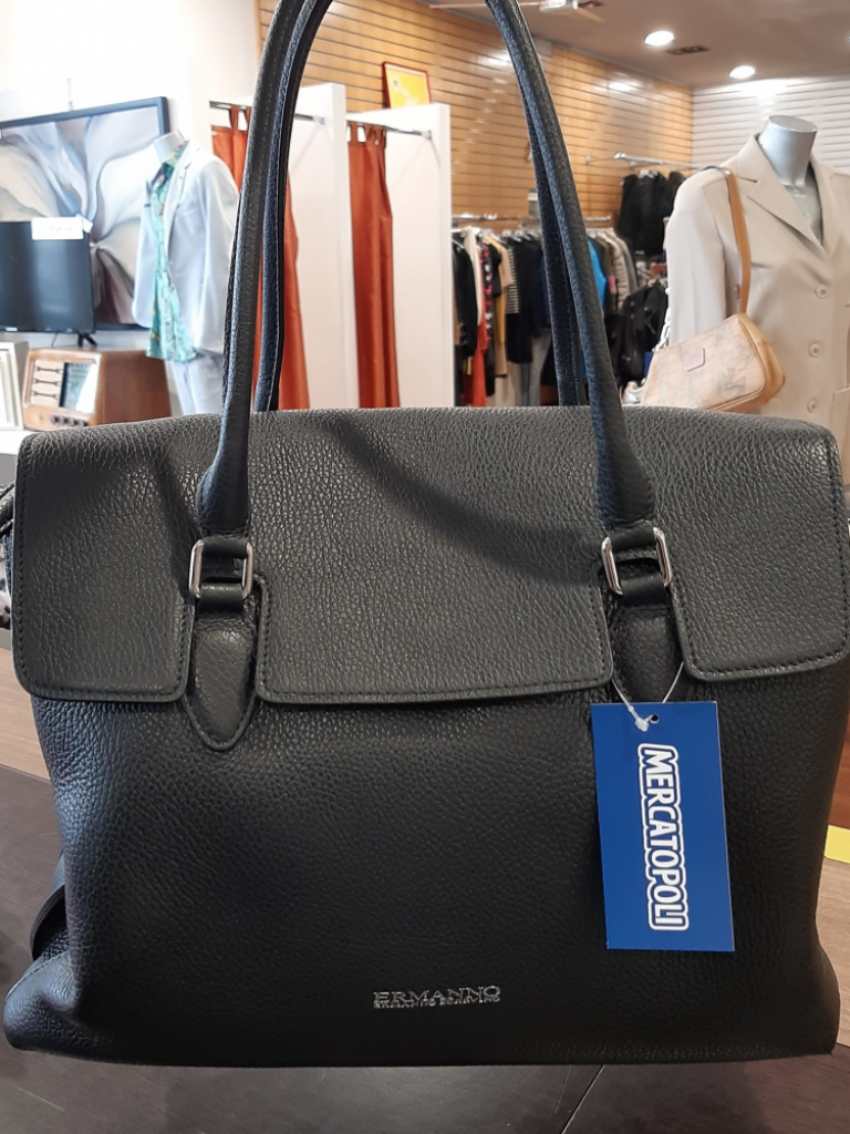 Mercatopoli Borsa A Mano Ermanno Scervino Pelle Nera