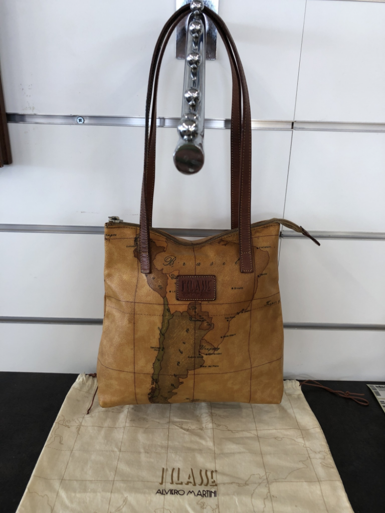 Mercatopoli Borsa D Alviero Martini Prima Classe Due Manici Con Custodia