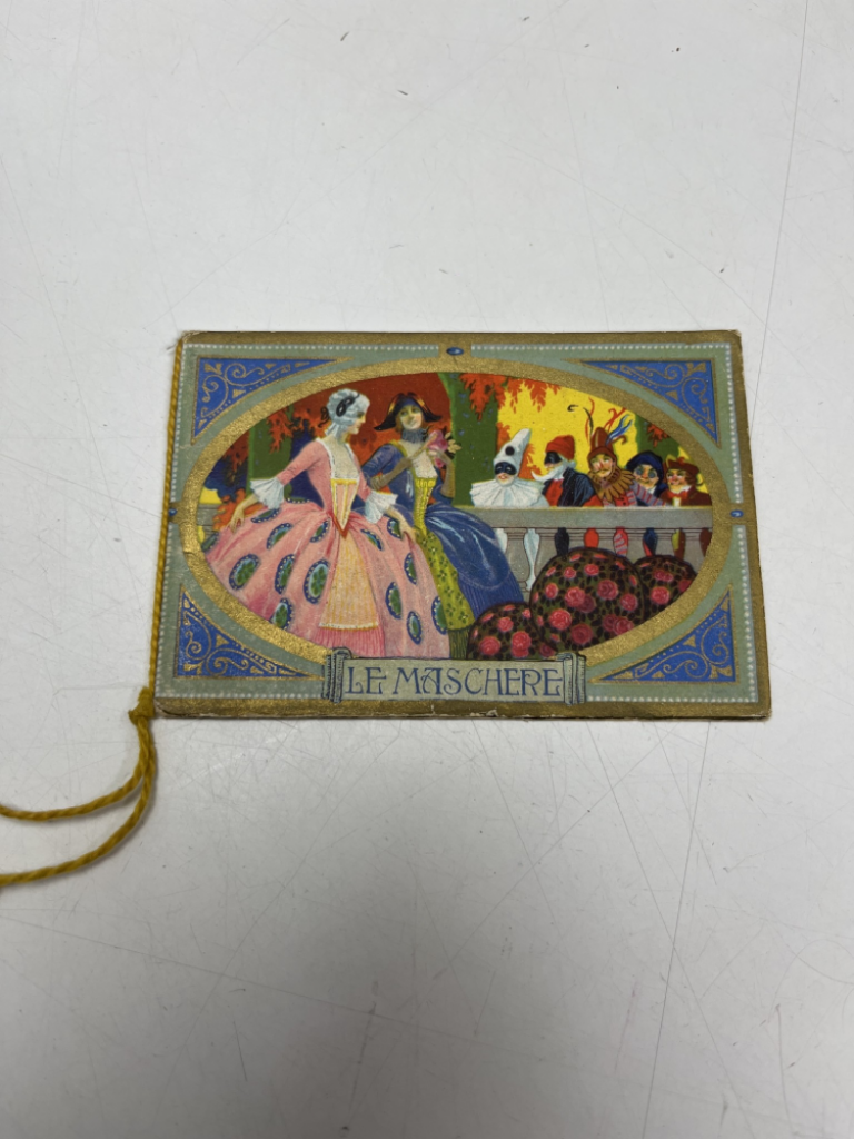 Mercatopoli Calendarietto Auguri Barbiere "le Maschere"