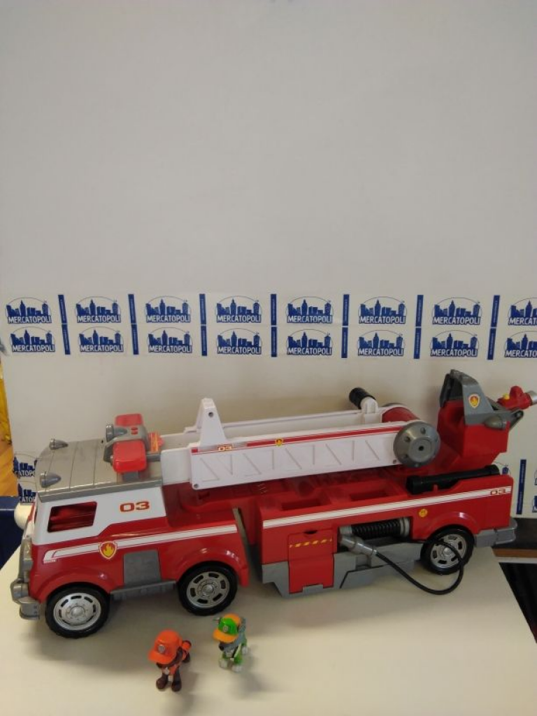 Mercatopoli Camion Paw Patrol Pompieri + 2 Personaggi
