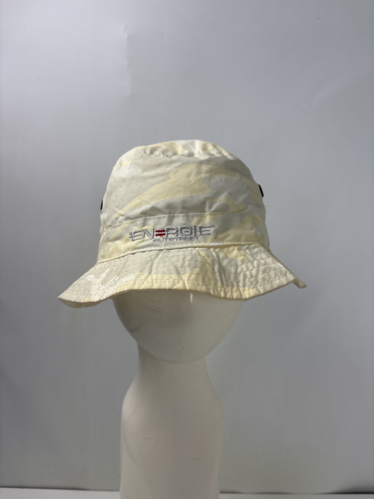 Mercatopoli Cappello Energie Mod Pescatore Vintage Mimetico Beige Cotone 100%