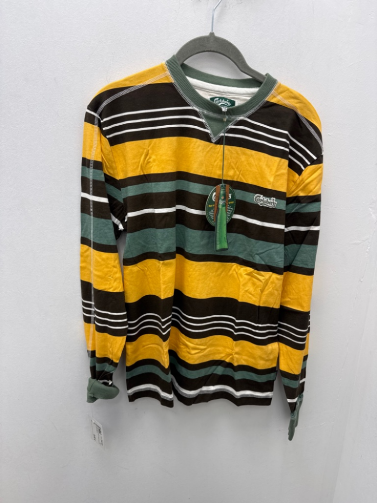 Mercatopoli Carlsberg Maglia Righe Gialle E Marr Uomo M