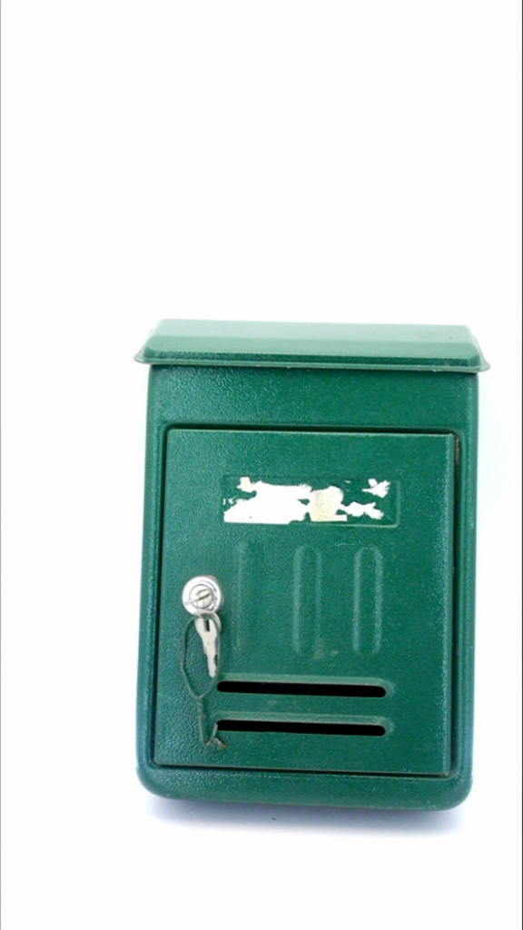 Mercatopoli Cassetta Per Le Lettere In Metallo Smaltato Con 2 Chiavi Verde