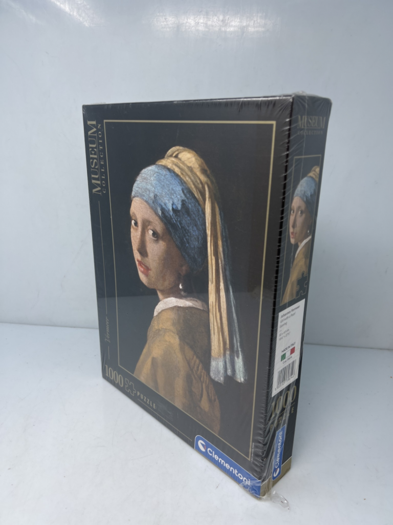 Mercatopoli Clementoni Museum Colelction Puzzle La Ragazza Con L'orecchino Di Perla 1000 Pz 50x69