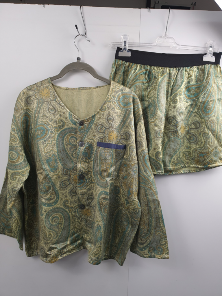 Mercatopoli Completo Donna Sartoriale Verde Oliva Fantasia Cachemire Tg 42