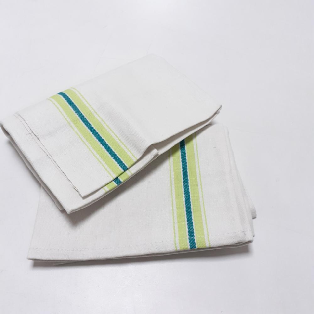 Mercatopoli Coppia Canovacci Spigati Cotone 60x90cm