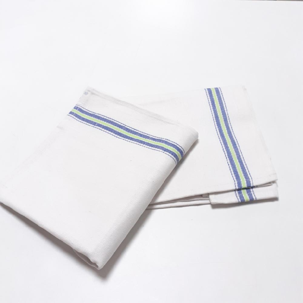 Mercatopoli Coppia Canovacci Spigati Cotone 60x90cm