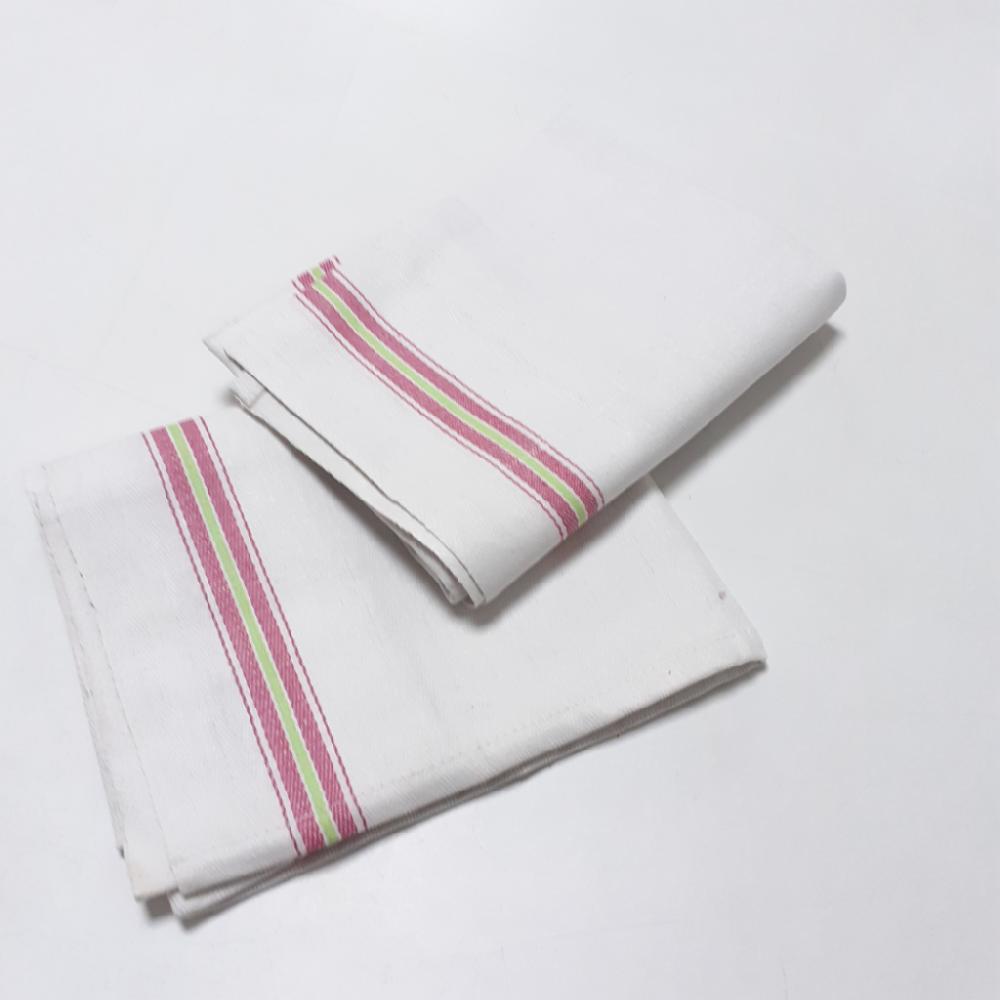 Mercatopoli Coppia Canovacci Spigati Cotone 60x90cm