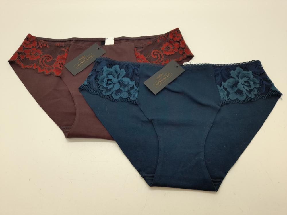 Mercatopoli Coppia Slip Intimissimi Blu Rossi Tg. II Nuovi