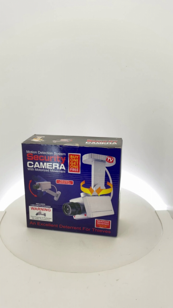 Mercatopoli Coppia Telecamere Finte Rotanti Motorizzate