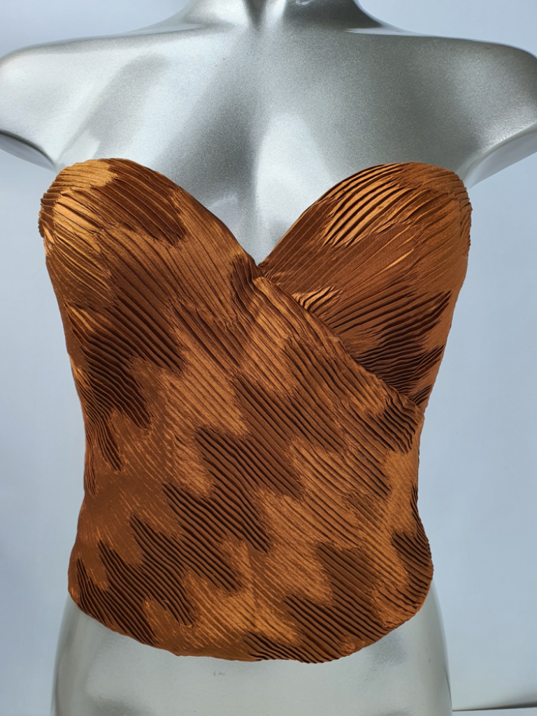 Mercatopoli Corpetto Bustier La Perla Color Ruggine Tg 2D