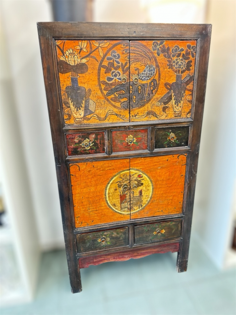 Mercatopoli Credenza Cassettiera In Stile Asiatico Indonesiano