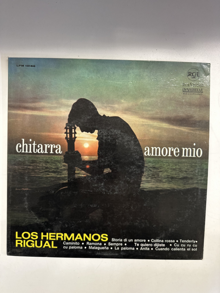 Mercatopoli DISCO LP 33 GIRI VINILE Los Hermanos Rigual – Chitarra Amore Mio