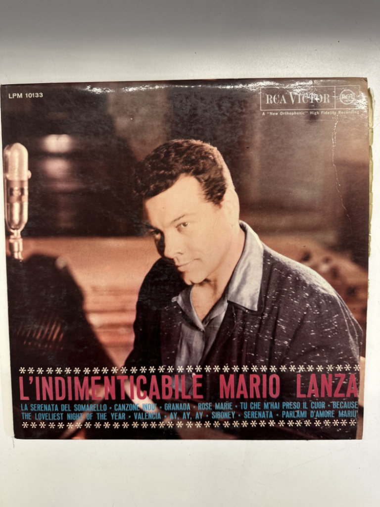 Mercatopoli DISCO LP 33 GIRI VINILE Mario Lanza – L'Indimenticabile Mario Lanza