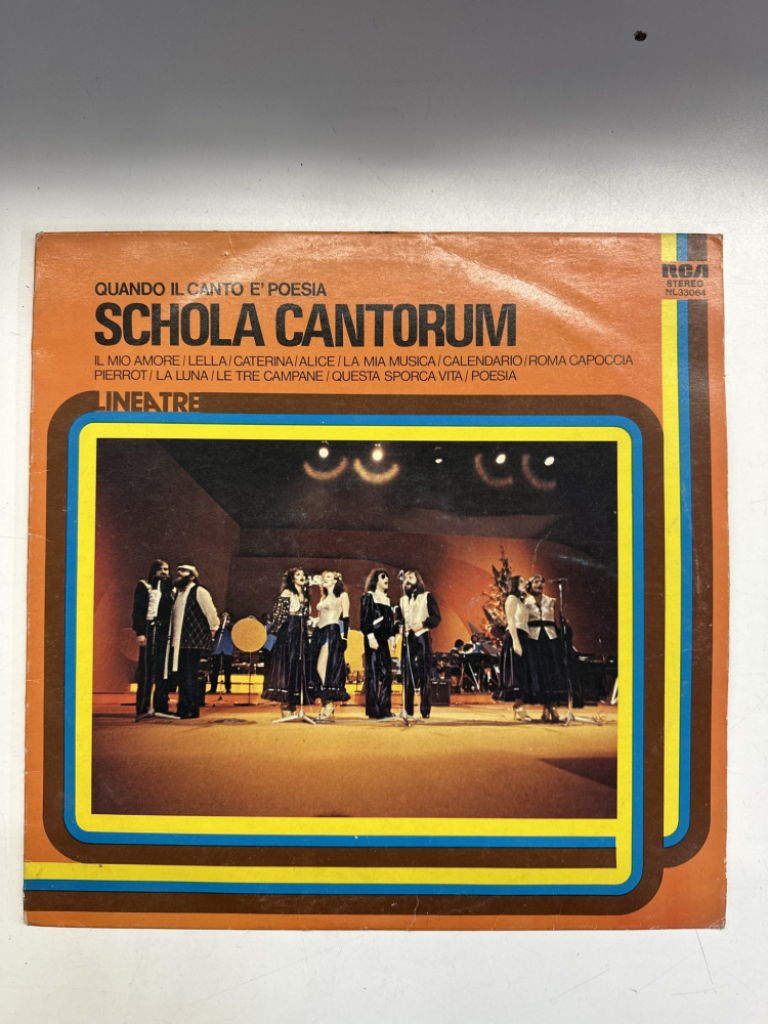 Mercatopoli DISCO LP 33 GIRI VINILE Schola Cantorum (2) – Quando Il Canto È Poesia