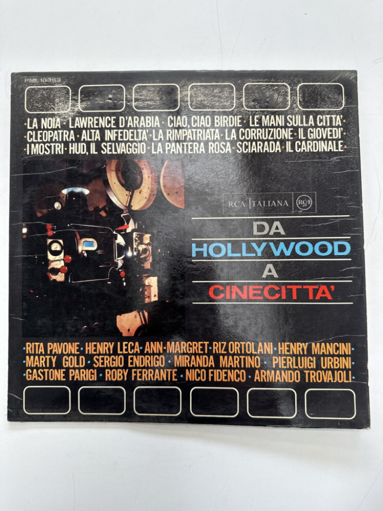 Mercatopoli DISCO LP 33 GIRI VINILE Various – Da Hollywood A Cinecittà