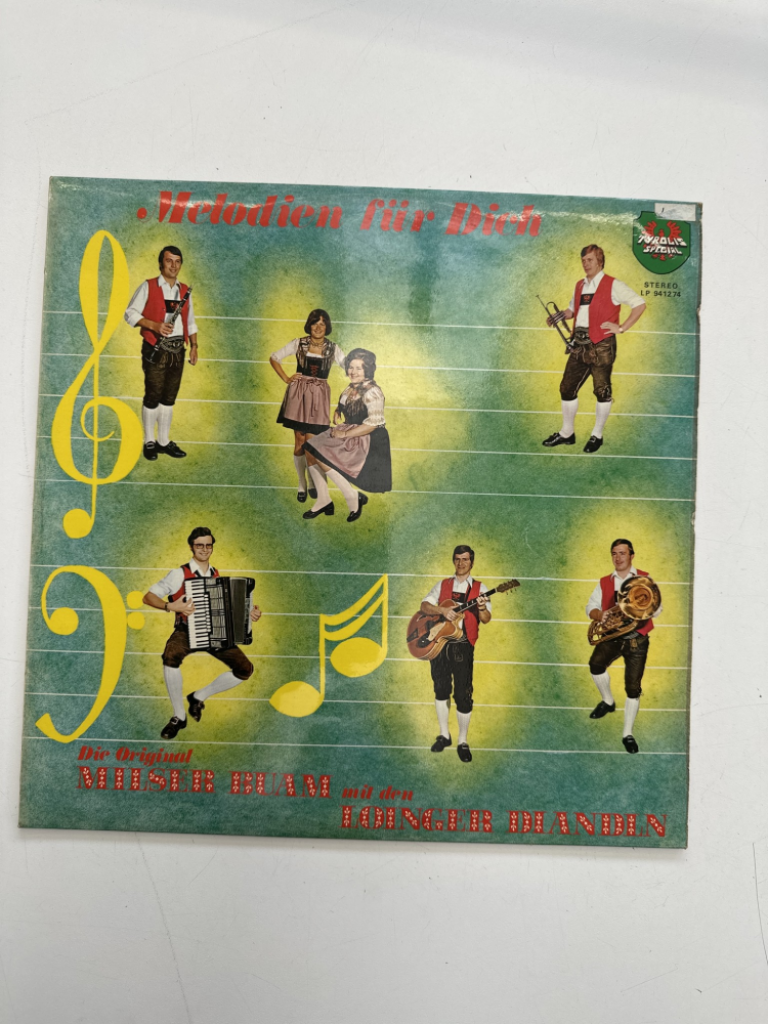 Mercatopoli DISCO LP 33 GRI VINILE Die Die Milser Buam* Mit Den Loinger Diandln* – Melodien für Dich