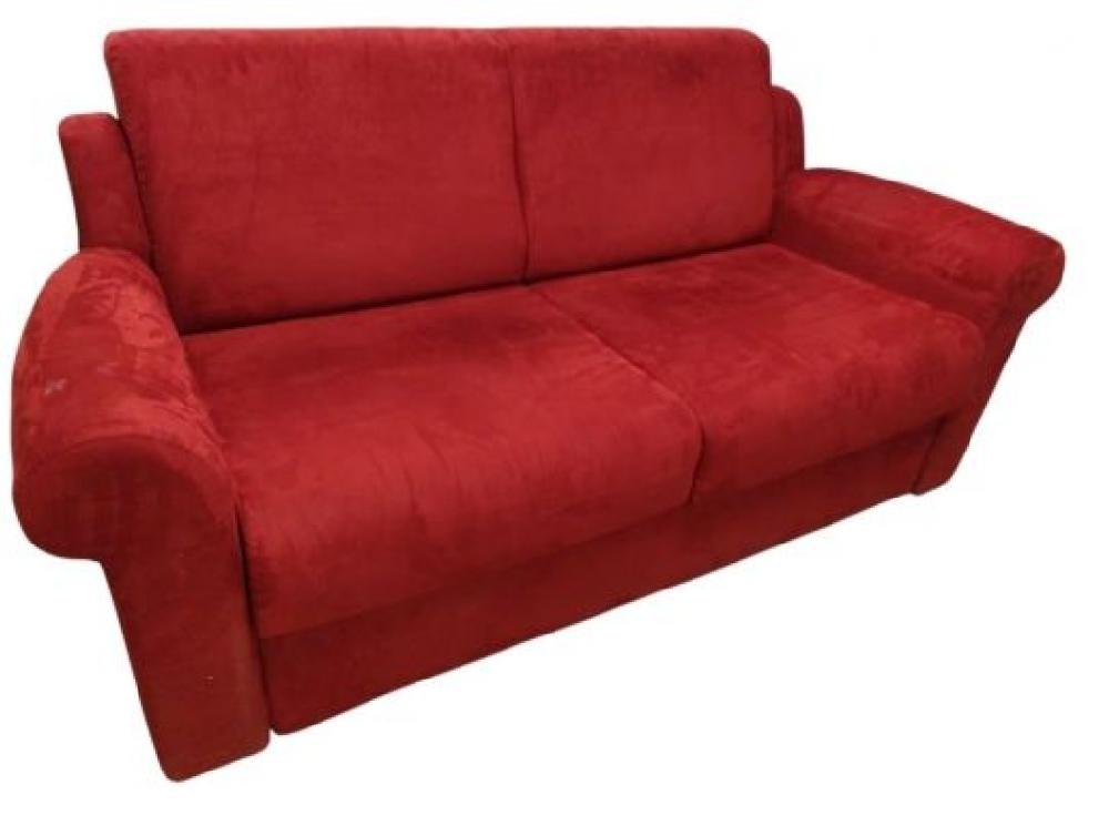 Mercatopoli Divano Letto Microfibra Colore Rosso L185 P95