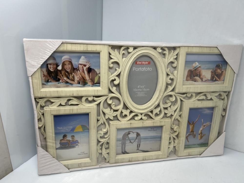 Mercatopoli EMI STYLE QUADRETTO PORTAFOTO 6 SPAZI 56X34