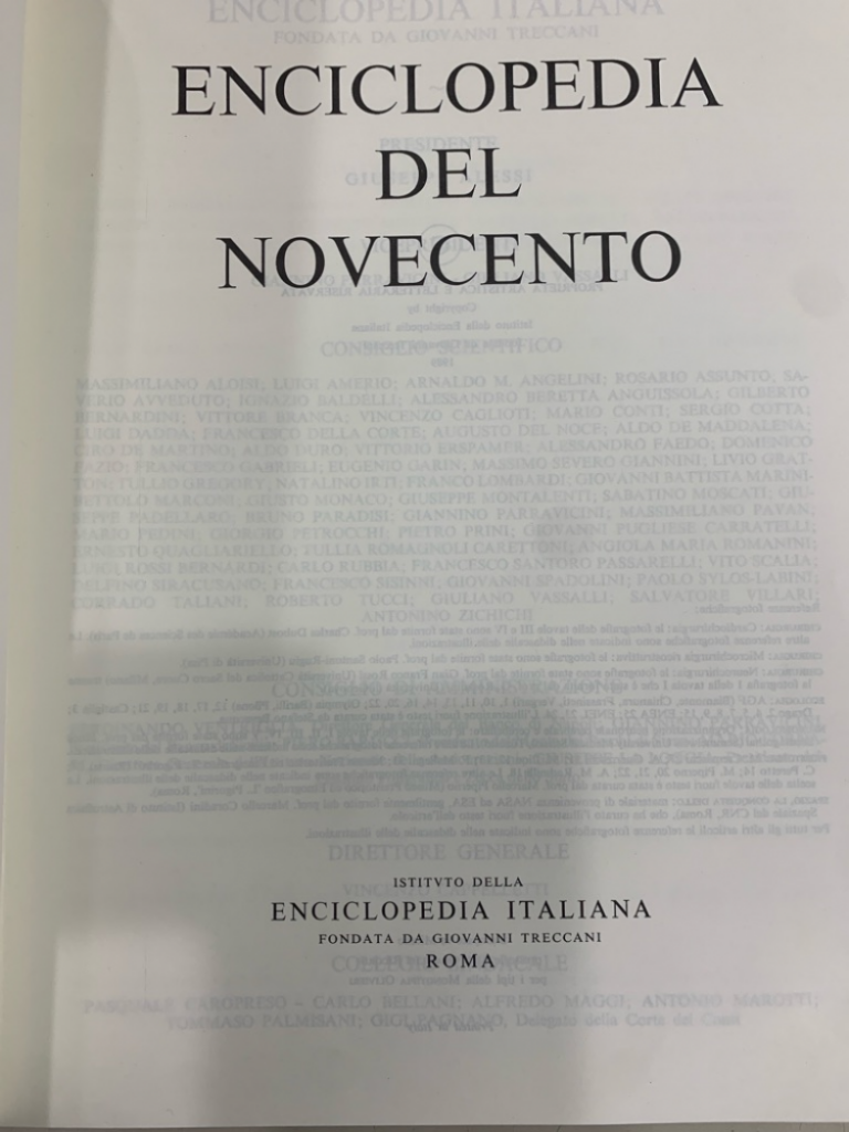 Mercatopoli Enciclopedia del Novecento I-VII completa Treccani 1975
