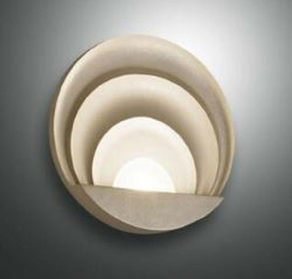 Mercatopoli Fabas Luce Sunrise Applique a LED integrata in vetro opaco oro