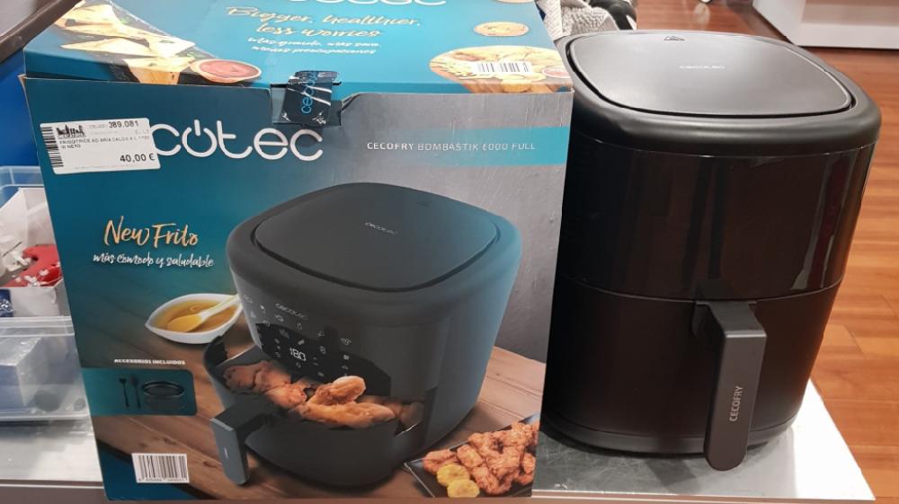 Mercatopoli Friggitrice ad aria calda 6 L 1700 W Nero