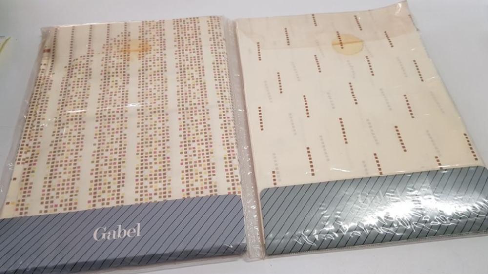 Mercatopoli Gabel Parure Lenzuola Singolo Sopra Sotto E Federa NUOVO Fantasia Toni Beige