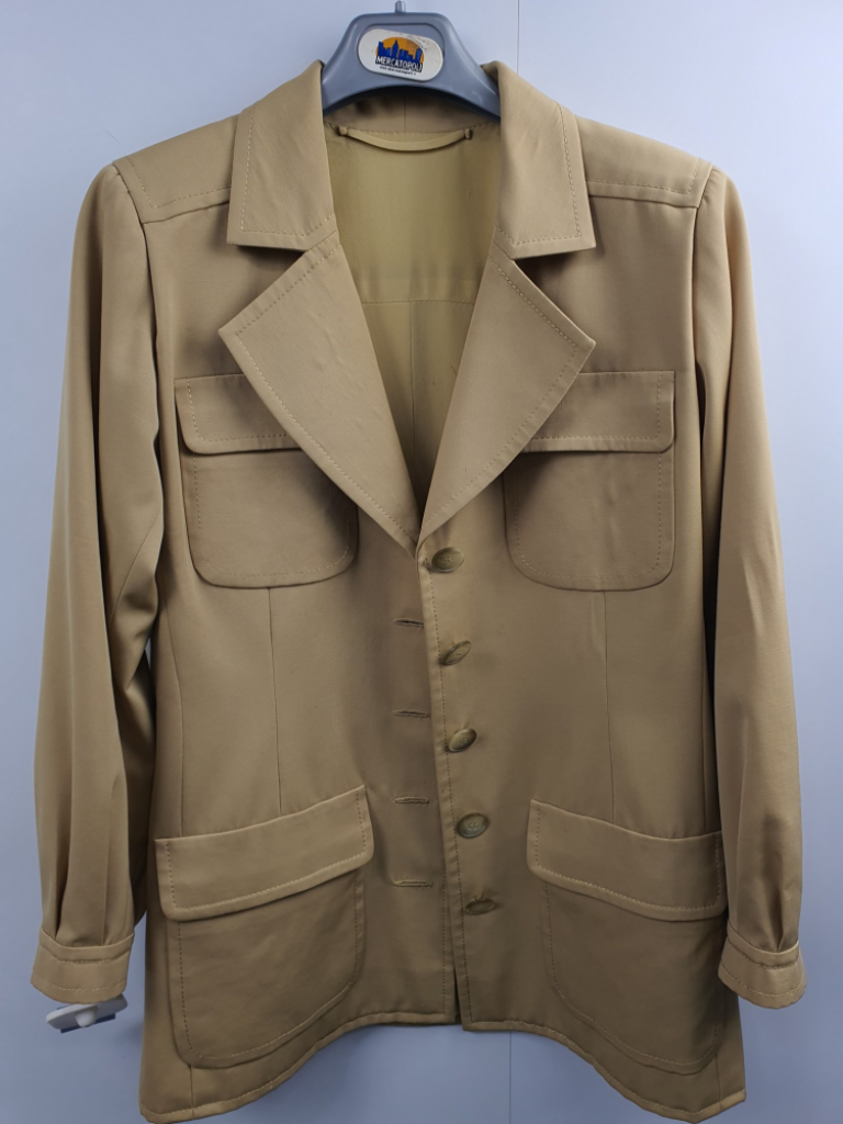 Mercatopoli Giacca Vintage 70 Sartoria Oriana Neri Bologna Tg 42 It Small Color Safari Imperfezioni