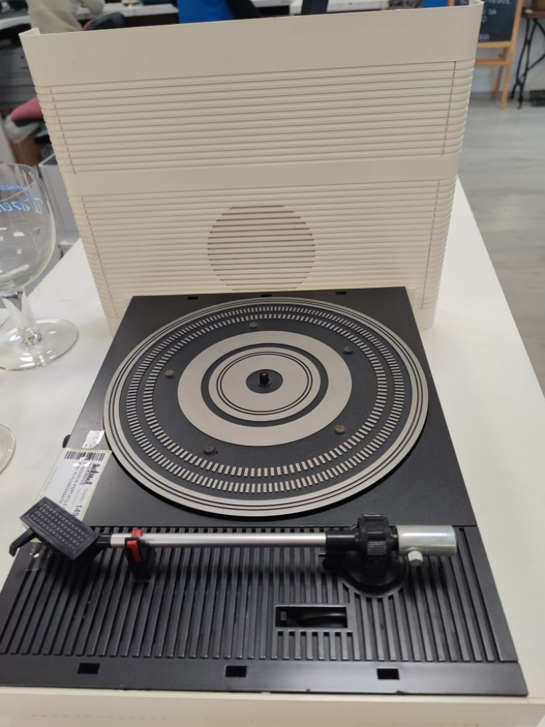 Mercatopoli Giradischi Portatile Europhon Anni 70 Funzionante