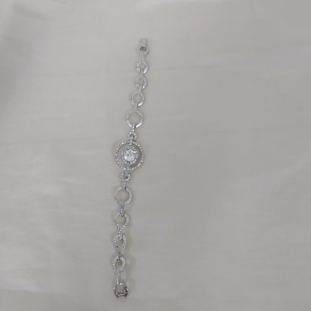 Mercatopoli Givenchy Bracciale Cerchi Silver + Pietra Trasparente