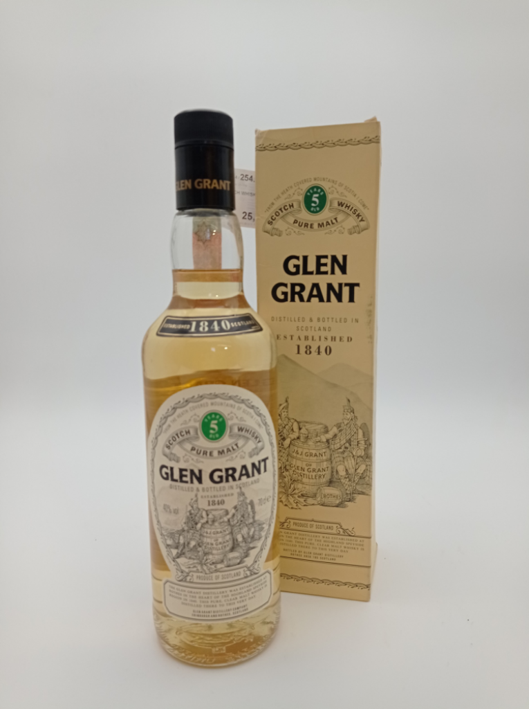 Mercatopoli Glen Grant Scotch Whisky 5 Anni Vintage 1840