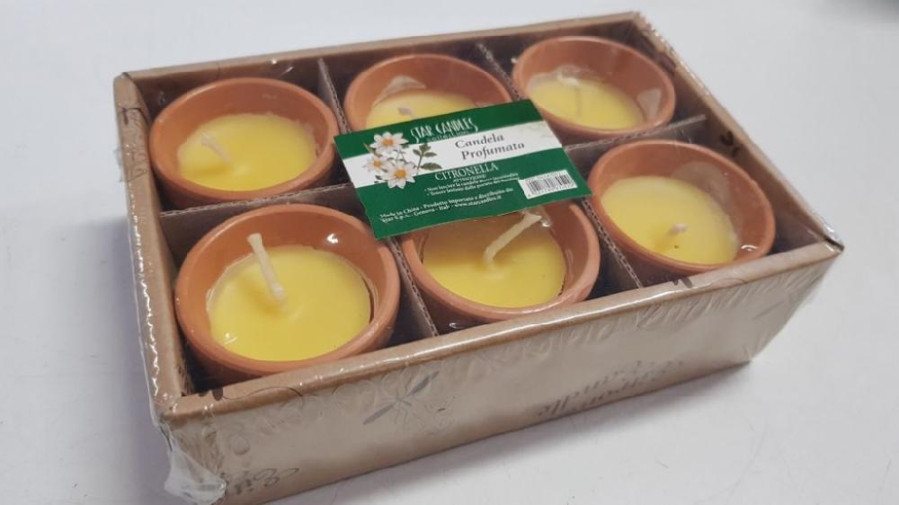 Mercatopoli Gruppo 6 Vasetti Candele Alla Citronella