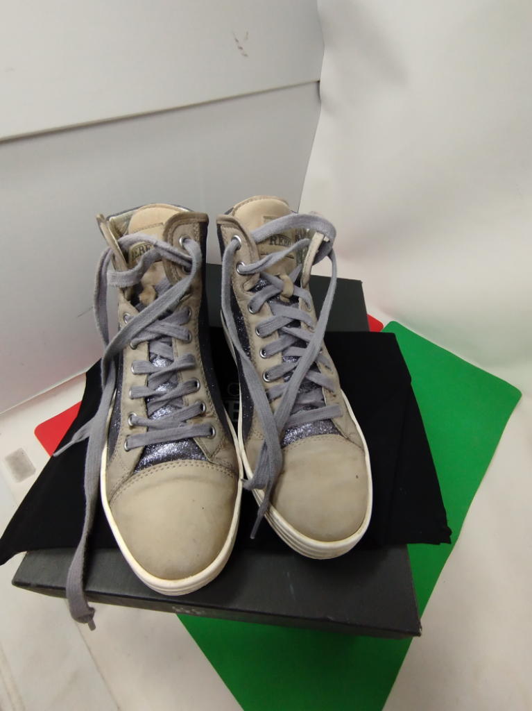 Mercatopoli Hogan Rebel Glitterate Con Cambio Lacci Con Scatola Tg 37 Lievemente Usurate