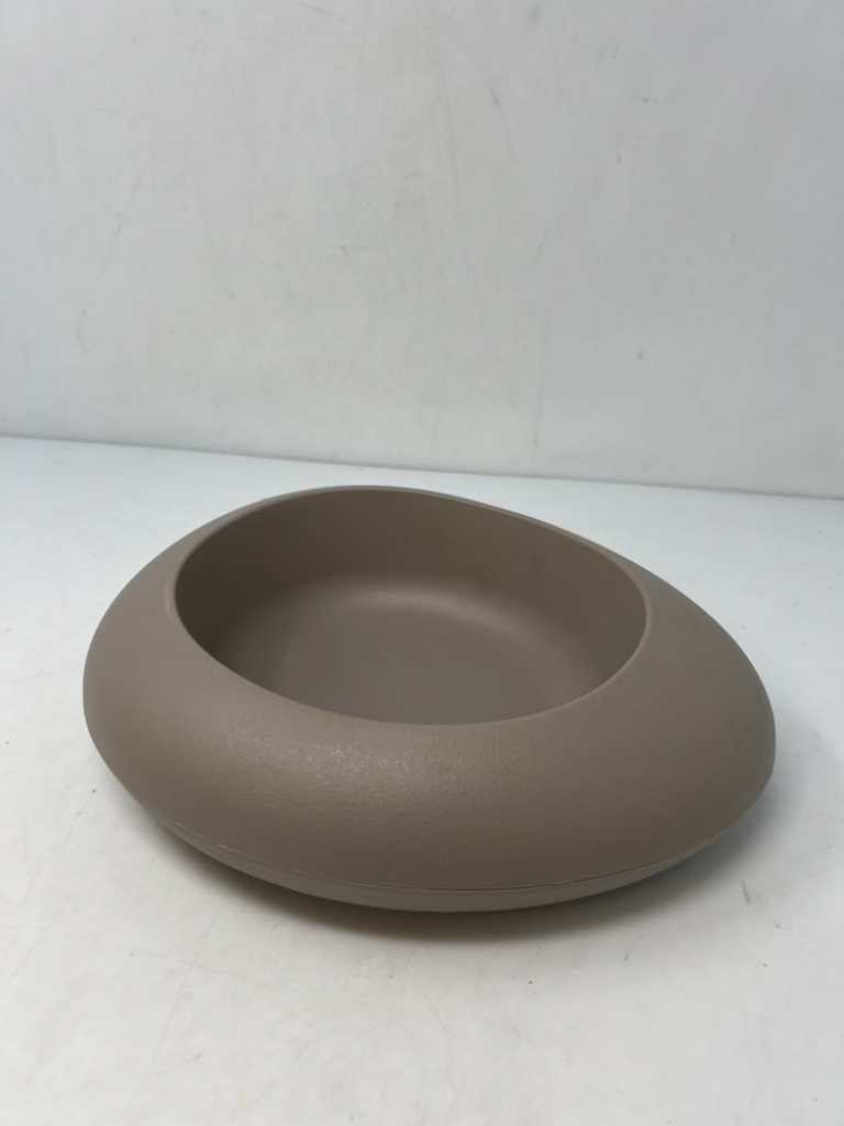 Mercatopoli Imac Ciotola Plastica Con Peso Sabbia Interno Stone Grey 28x24x8