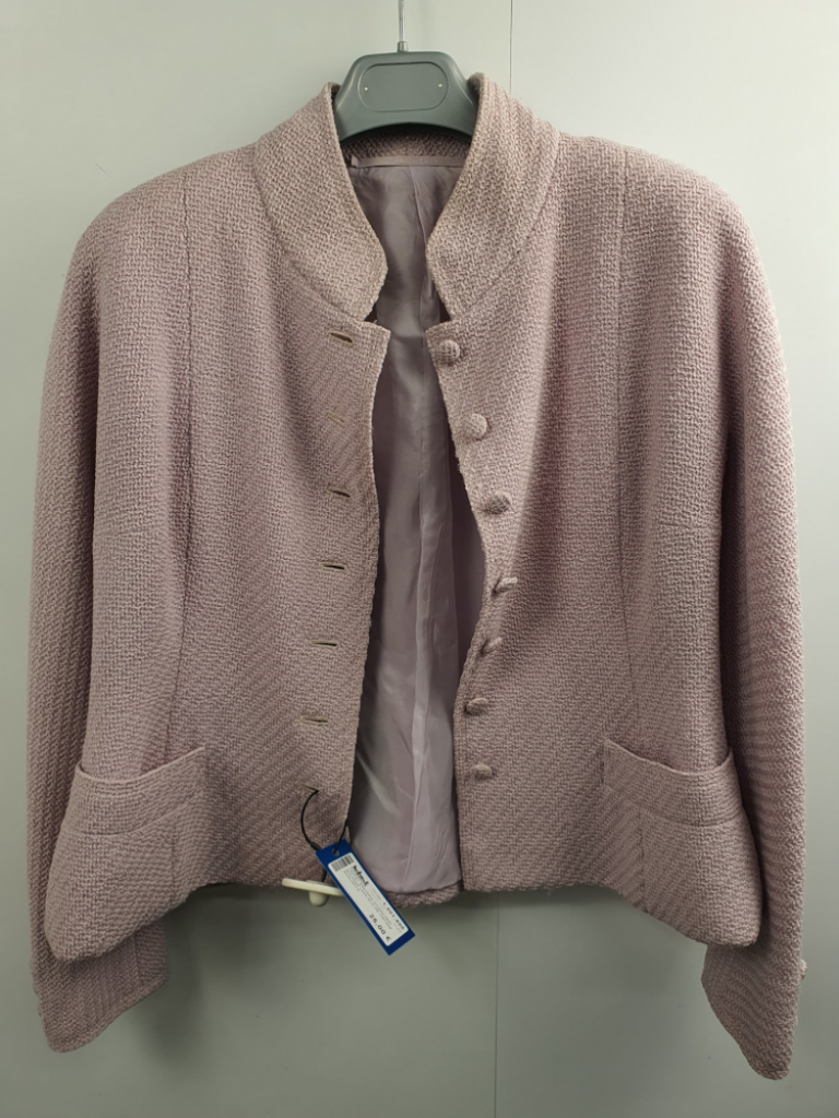 Mercatopoli Jacket Sartoria Oriana Neri Bologna Lana Glicine Vintage Scolorita