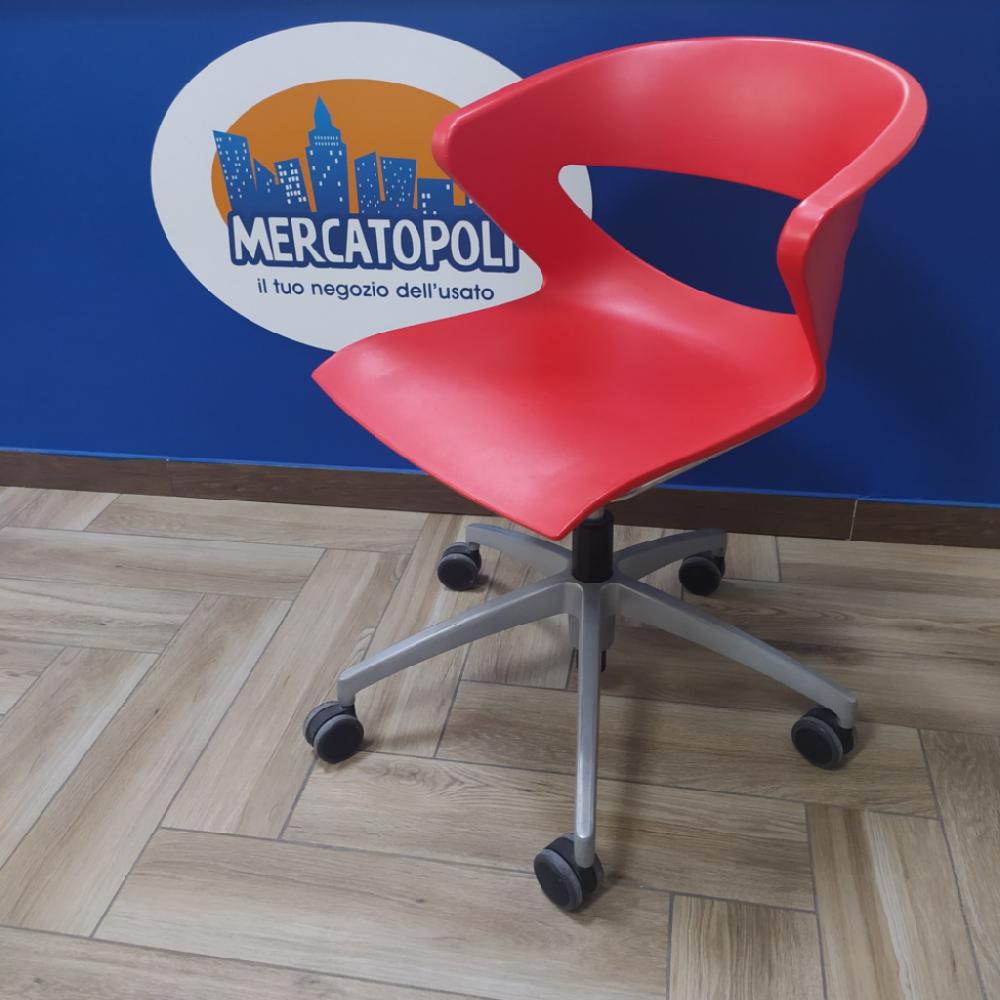 Mercatopoli Kicca By Kastel Sedia Da Scrivania Ergonomica Girevole