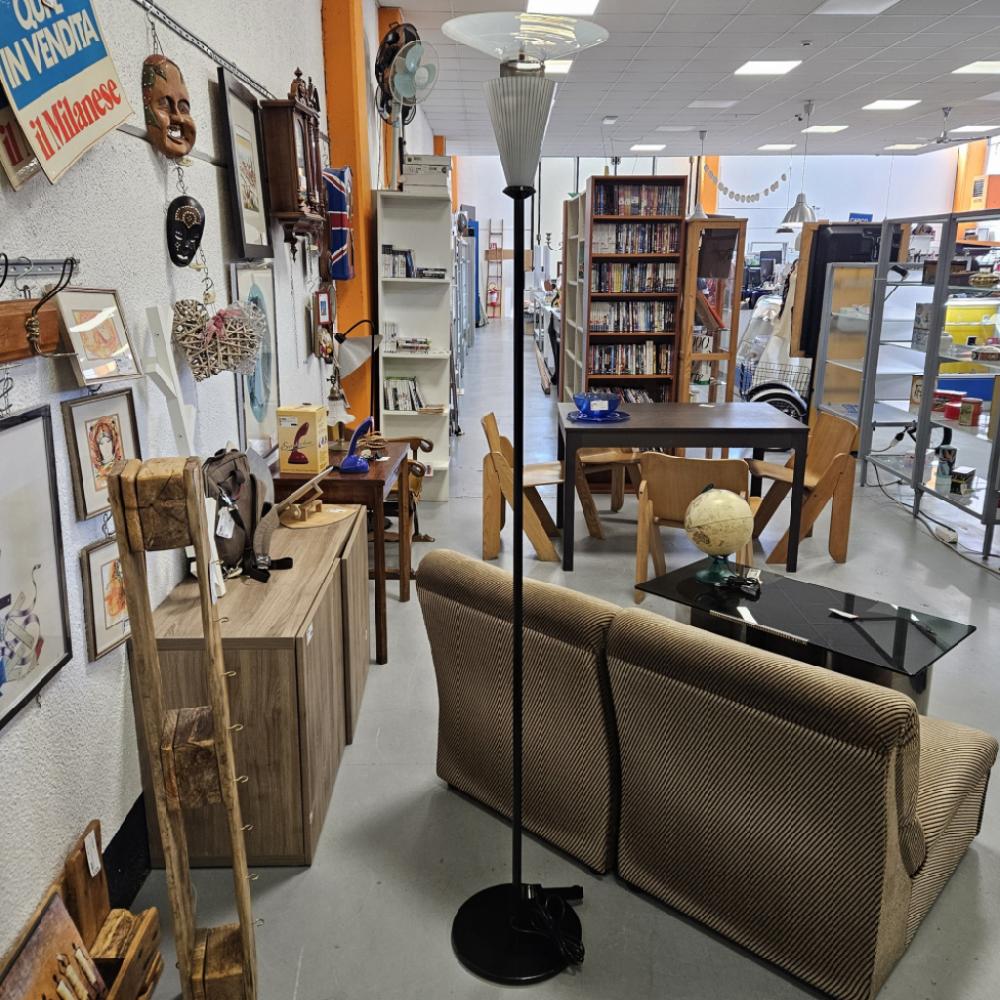 Mercatopoli Lampada A Piantana Frattini Regolabile Stile Umberto Riva Murano Cono Hh 210cm Relco