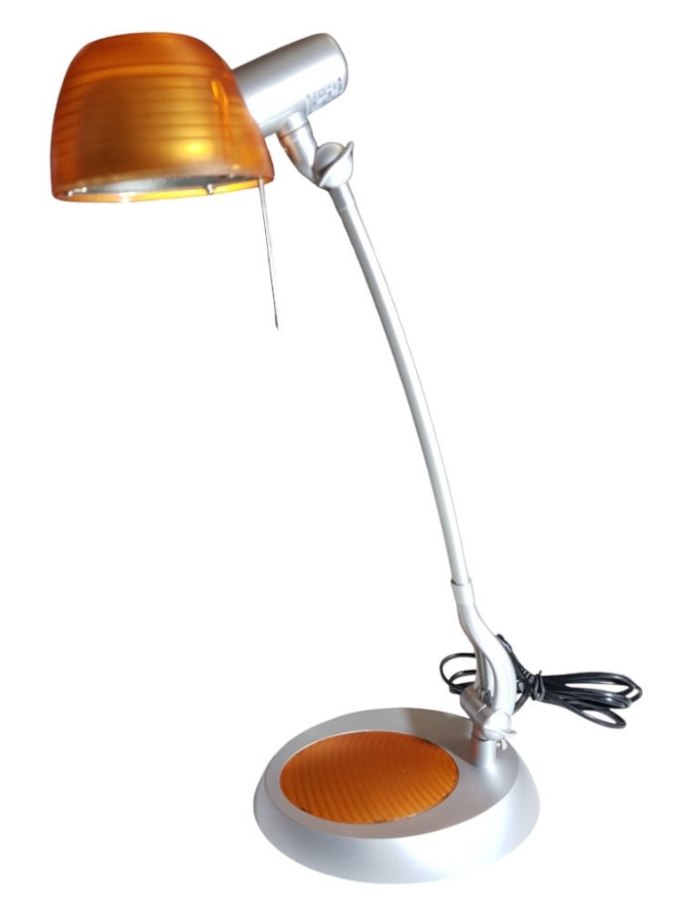 Mercatopoli Lampada Da Scrivania Alluminio E Metacrilato Arancio