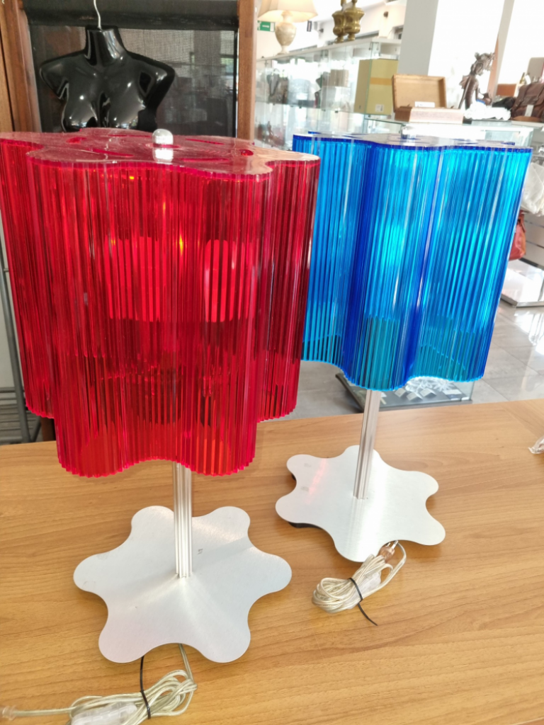 Mercatopoli LAMPADA DA TAVOLO DESIGN H. 54 PARALUME POLICARBONATO