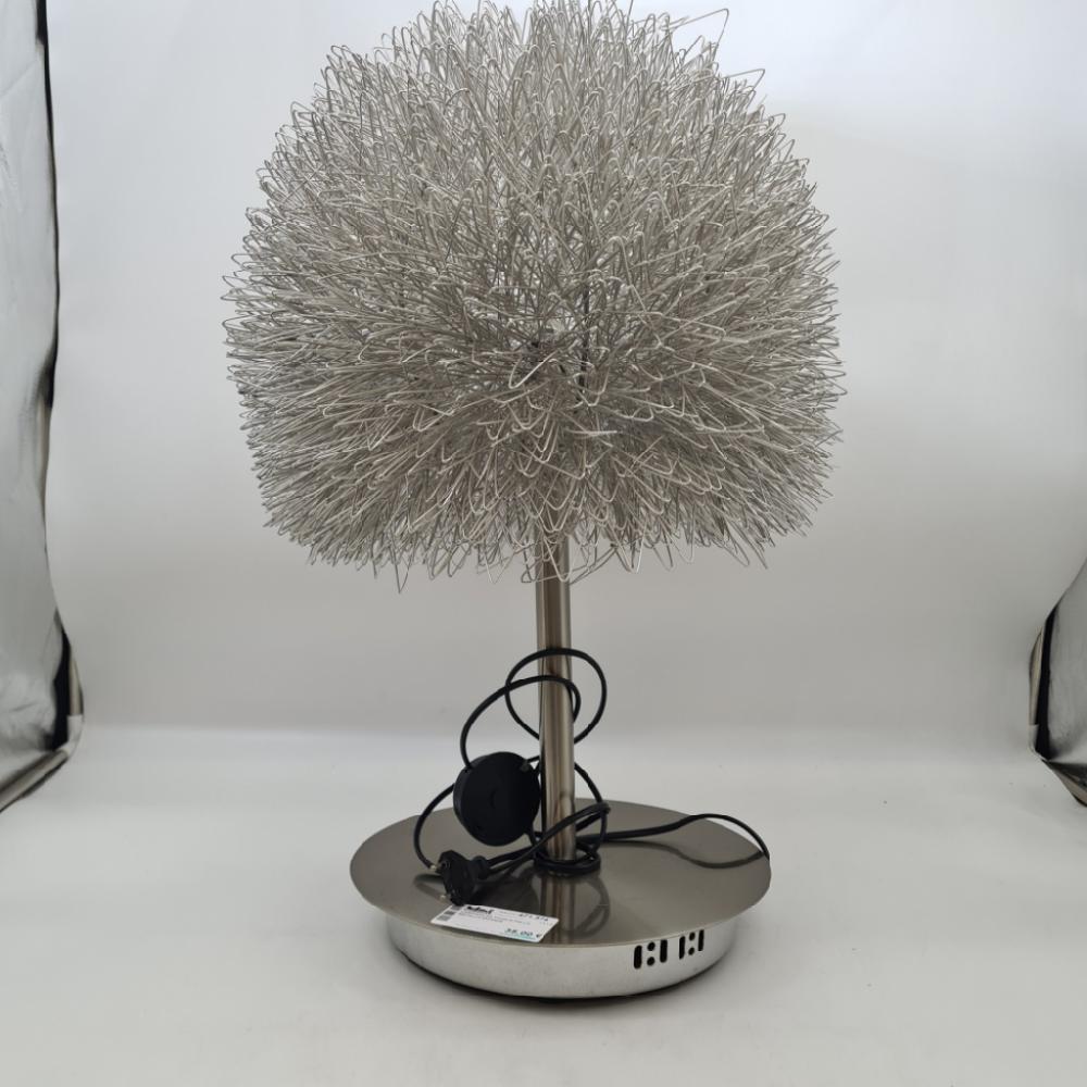 Mercatopoli LAMPADA DA TAVOLO PALLA METALLO 65X34CM