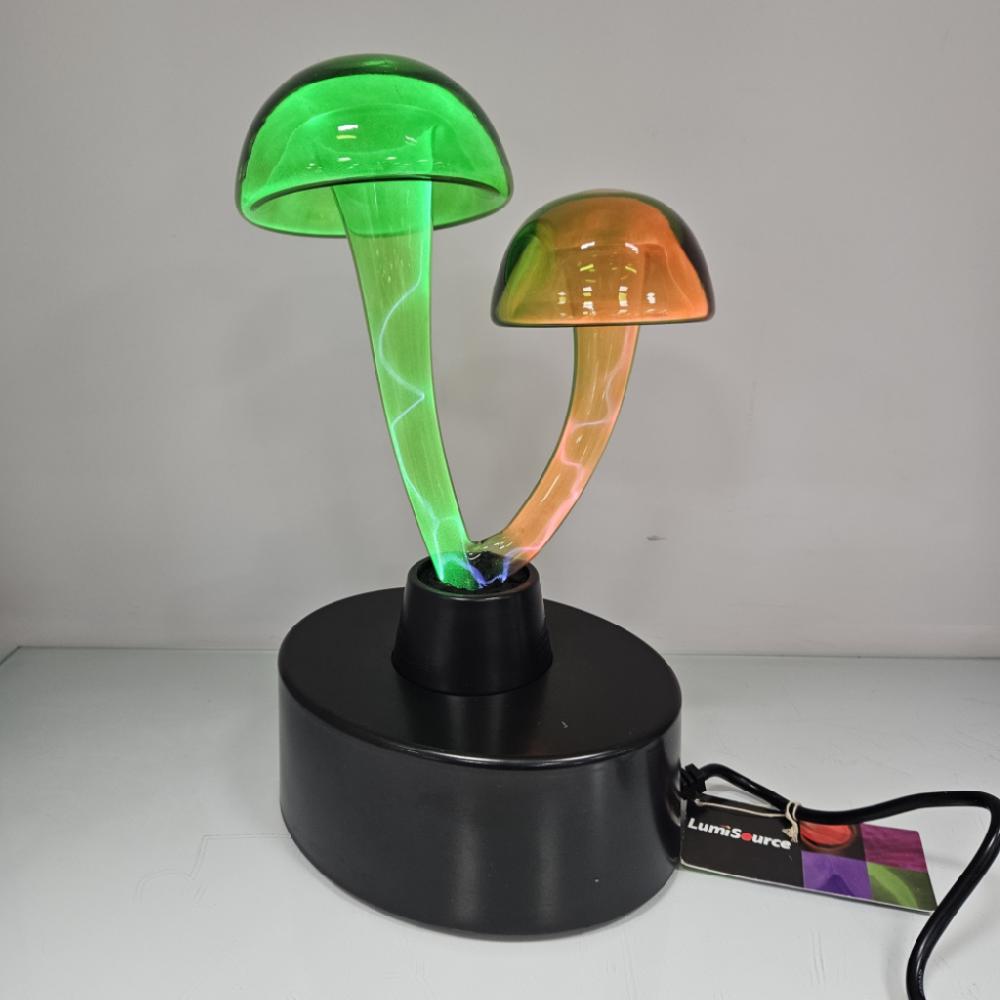 Mercatopoli Lampada Plasma Funghi Verdi Hh 33cm Nuova Con Scatola