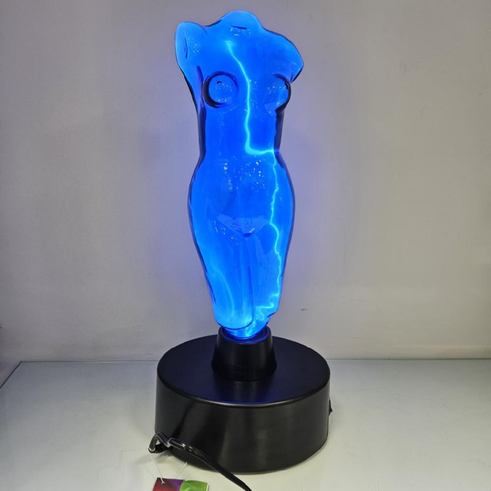 Mercatopoli Lampada Plasma Venus Blu Hh 44cm Nuova Con Scatola