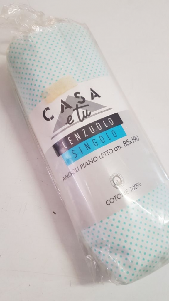 Mercatopoli Lenzuolo Sotto Con Angoli NUOVO 85x190cm