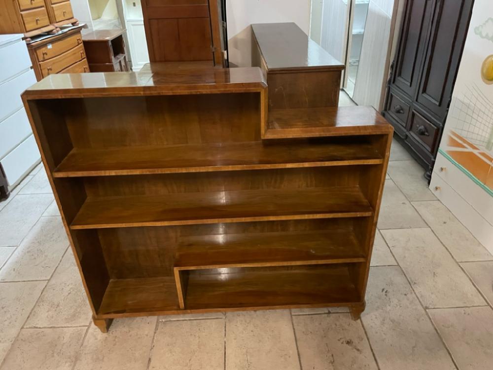 Mercatopoli Libreria Bassa Vintage Anni 50 Con Scaletta