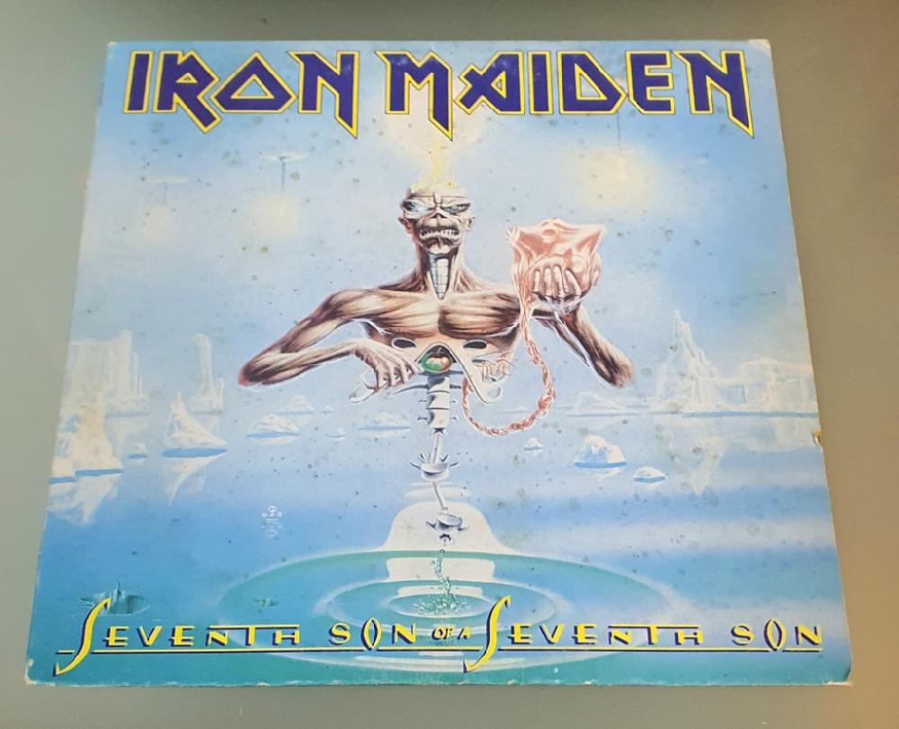 Mercatopoli Lp Vinile Iron Maiden "Seventh Son Of Seventh Son" Italy 1988