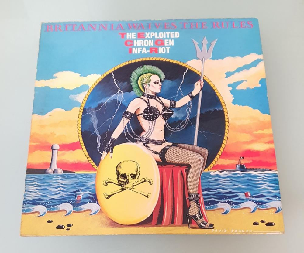 Mercatopoli Lp Vinile The Exploited/Chron Gen/Infa-Riot "Britannia Waives The Rules" UK 1982