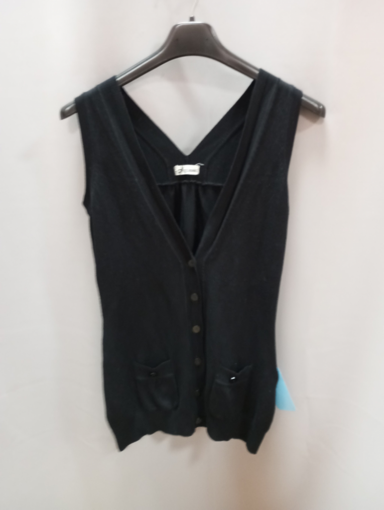 Mercatopoli Maglia D 42 Tezenis Nera Smanicata Bottoni